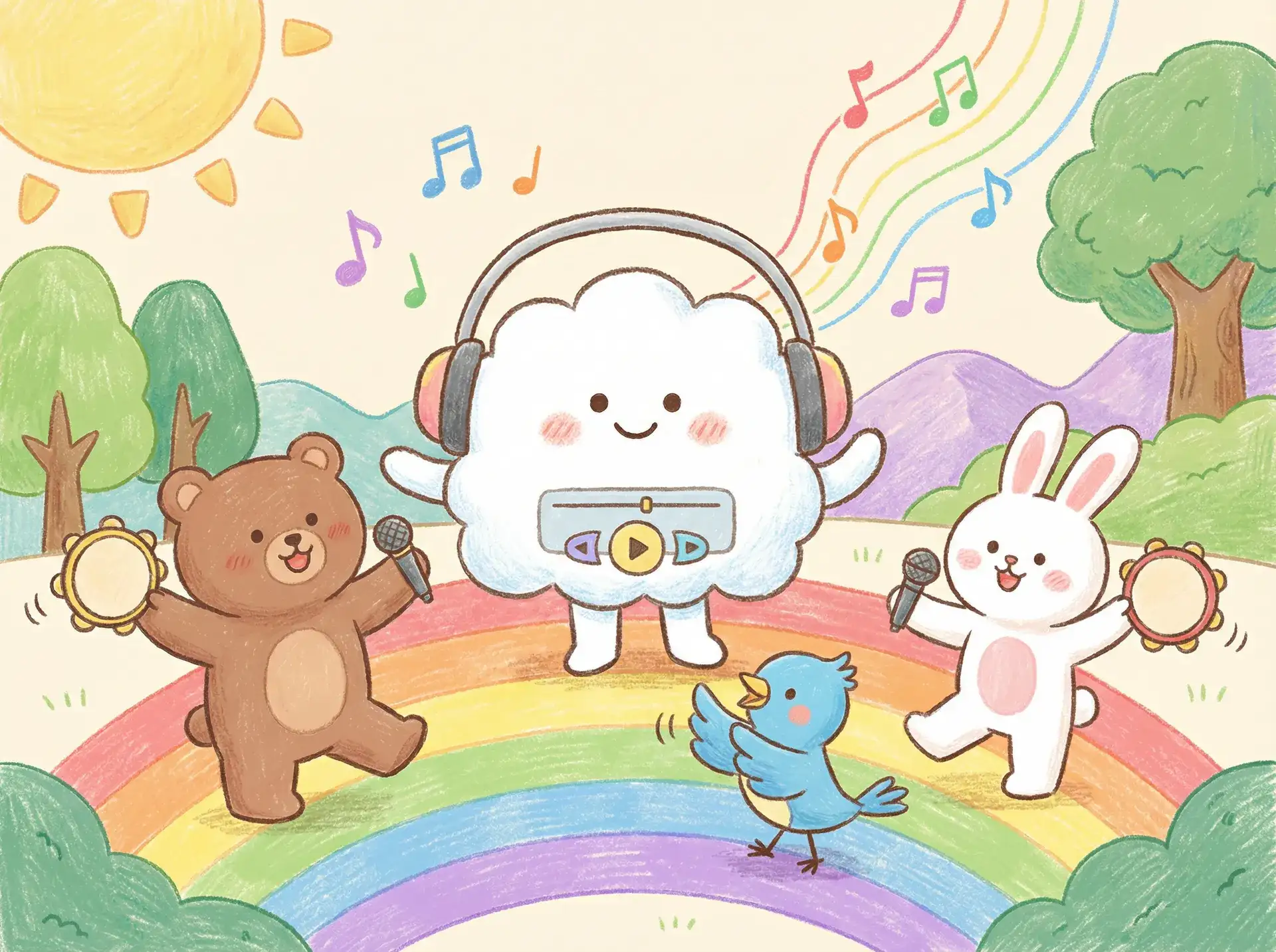 小朋友的音乐绘画 - 小爸爸姗姗剧照 艺术启蒙
